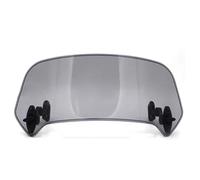 Carenabris Extensión de Parabrisas para Modelos de Motocicleta, alerón Ajustable, Deflector con Abrazadera, Adecuado Cupula Moto(Small Size)