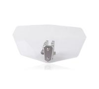 Carenabris Extensión de Parabrisas Universal para Motocicleta, Ajustable, Deflector Extensor. Cupula Moto(Clear)