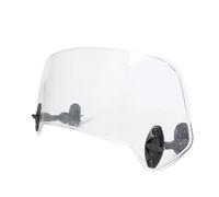 Carenabris Extensión de Parabrisas Universal para Motocicleta, alerón Ajustable con Abrazadera, Deflector de Adecuado Cupula Moto(A 365mm Width)