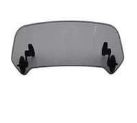 Carenabris Extensión Universal para Parabrisas de Motocicleta, alerón Ajustable con Abrazadera, Cupula Moto(Small Size A)