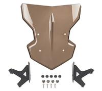 Carenabris Motocicleta Compatible Con Yamaha Para MT09 Para FZ09 2017-2020 Parabrisas Sport Touring Deflector Carenado Delantero Pantalla Transparente Protectora(Brown)