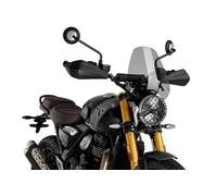 Carenabris New Generation Sport Puig para TRIUMPH SCRAMBLER 400 24-26 | SPEED 400 24-26 Ahumado Claro