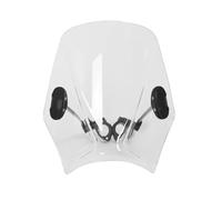 Carenabris para Benelli para LEONCINO 250 2020-2024 para LEONCINO 500 Motocicletas Custom Compact Sport Deflector De Viento Retro Parabrisas Universal(Transparent)