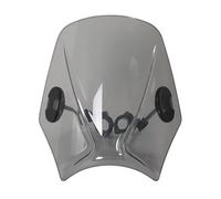 Carenabris para Brixton para Crossfir C1002V Parabrisas Universal para Motocicleta Parabrisas de Motocicleta(Retro Light Smoke)