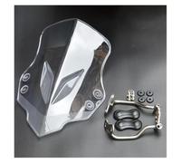 Carenabris para Cfmoto St 125 Papio 125-3a Cf125-3A Alerón De Parabrisas De Motocicleta Deflector De Viento Decoración(Clear)