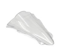 Carenabris para Kawasaki para Ninja para ZX-4RR para ZX4RR para ZX-4R para ZX4R 2023+ Deflector Viento Visera Doble Burbuja Cupula Moto(A Transparent)