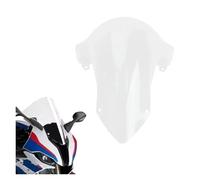 Carenabris para M1000RR para S1000RR 2019 2020 2021 Cubierta de Parabrisas de Motocicleta Alerón Deflectores de Viento Protector Cupula Moto(Transparent)