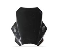 Carenabris para Royal para Enfield Bullet para Meteor para Hunter 350 Scram 411 Interceptor Cubiertas Parabrisas Motocicletas Parabrisas Motocicleta Ajustable(Negro)