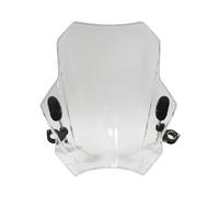 Carenabris para Royal para Enfield Bullet para Meteor para Hunter 350 Scram 411 Interceptor Cubiertas Parabrisas Motocicletas Parabrisas Motocicleta Ajustable(Transparent)