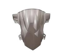 Carenabris para S1000RR 2015-2018 Parabrisas De Doble Burbuja Deflector De Viento Accesorios para Motocicleta Parabrisas Motocicleta(Grey)