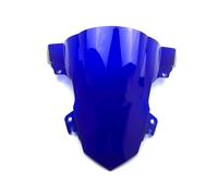 Carenabris para S1000RR para S1000 RR 2015-2018 Parabrisas Doble Burbuja para Motocicleta Parabrisas Motocicleta(Blue)