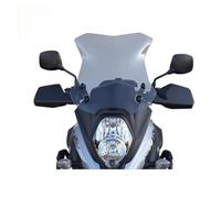 Carenabris para Suzuki DL650 2017-2023 Elevado Modificado Delantero Cool Race Motocicleta Parabrisas(Grey 38cm)