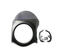 Carenabris para Suzuki GS400 GS500 VX800 GSX1200 SV1000 2003-2025 Protector De Parabrisas Deflector De Viento Alerón Carcasa De Parabrisas Retro(Gray)