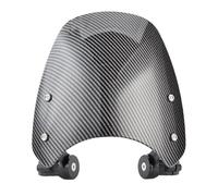 Carenabris Para Triumph Para Bonneville Para Bobber Deflector De Viento Accesorios Con Soporte Parabrisas De Motocicleta Parabrisas Parabrisas de moto(Carbon Fiber Look)