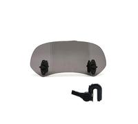 Carenabris para VOGE para DS900X 900DS para DSX900 Extensión De Parabrisas De Motocicleta Alerón Ajustable Abrazadera Deflector Parabrisas Motocicleta(Small Grey)
