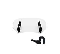 Carenabris para VOGE para DS900X 900DS para DSX900 Extensión De Parabrisas De Motocicleta Alerón Ajustable Abrazadera Deflector Parabrisas Motocicleta(Small Transparent)
