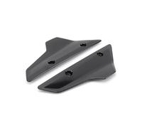 Carenabris para XL 750 para Transalp para XL750 TRANSALP 2023 2024 Nuevos Paneles Laterales Acrílico Motocicleta Deflector Viento Alerón Delantero Parabrisas(Front - Black)