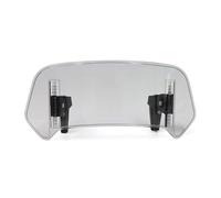 Carenabris para XMAX300 para XMAX250 para XMAX400 para XMAX125 Deflector de Parabrisas con Abrazadera de alerón Ajustable Parabrisas de Motocicleta(Smoke)