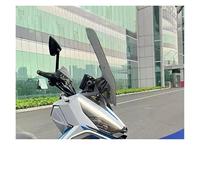 Carenabris para ZONTES para 368G para 368 G Parabrisas Motocicleta Modificación Altura Protector Lluvia Delantero Deflector Viento Instalación No Destructiva(A Grey 57cm)