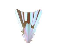 Carenabris Parabrisas De Doble Burbuja para Motocicleta para YZF R15 V2 2013 2014 2015 2016 para YZF-R15 V2, Visera Y Deflector De Carenado. Parabrisas Motocicleta(White Iridium)