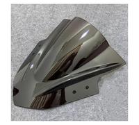 Carenabris Parabrisas De Motocicleta De Doble Burbuja para CBR600 F4i para CBR 600 F4I 2011 2012 2013 2014 2015 Parabrisas Motocicleta(Negro)