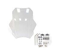 Carenabris Parabrisas De Motocicleta para CBR600RR, CB1000R, para GXSR 600, 750, Universal, Ajustable Parabrisas de Moto(Transparent 22-25mm)