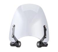 Carenabris Parabrisas deflector de viento para Triumph para Bonneville para Bobber, accesorios para motocicleta Parabrisas de moto(Grey)