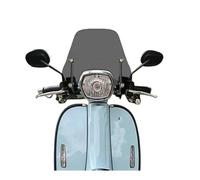 Carenabris Parabrisas Delantero De Motocicleta Transparente Gris De 33 Cm para Royal para Alloy GP150 RA150 GP125(Gris)