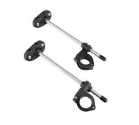 Carenabris Parabrisas Kit De Montaje De Parabrisas Universal Ajustable para Motocicleta con Soporte para Manillar De 22 Mm 25 Mm Y 28 Mm