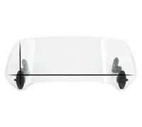 carenabris Parabrisas Moto Parabrisas Ajustable Motocicleta Deflector De Viento Alerón Extensión para 1200/F XL 1000 para Forza 125 SH300-I ST CBF 600(Clear)