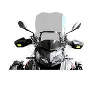 Carenabris Parabrisas para Benelli para TRK502 para TRK502X para TRK552 para TRK552X Parabrisas De Motocicleta De Doble Burbuja con Deflectores De Viento(Transparent 51cm)