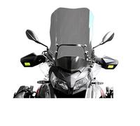 Carenabris Parabrisas para Benelli para TRK502 para TRK502X para TRK552 para TRK552X Parabrisas De Motocicleta De Doble Burbuja con Deflectores De Viento(Grey 61cm)