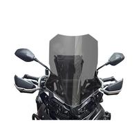 Carenabris Parabrisas para Benelli para TRK702 702x Accesorios para Motocicleta Parabrisas Deflectores De Viento Cristal Delantero(56CM Gray)