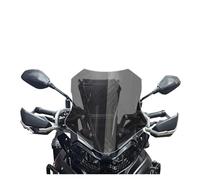 Carenabris Parabrisas para Benelli para TRK702 702x Accesorios para Motocicleta Parabrisas Deflectores De Viento Cristal Delantero(46CM Gray)
