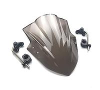 Carenabris Parabrisas para Kawasaki para ER6N para ER4N Parabrisas para Motocicleta con Soporte Ajustable(Brown)