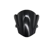 Carenabris Parabrisas para Kawasaki para Ninja para ZX6R para ZX636 para ZX10R Parabrisas De Doble Burbuja Deflectores De Viento(Negro)