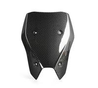 Carenabris Parabrisas para Kawasaki para Z900 Z 900 SE Z900SE 2025 2026 Accesorios Parabrisas Deflectores Viento Visera Cubierta Velocímetro La Motocicleta(Carbon Fiber)