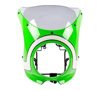 Carenabris Parabrisas para Kawasaki para Z900RS/SE 2018-2025 Parabrisas Carenado del Faro Delantero Cubierta Delantera Máscara(GRN-LSM)