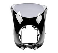 Carenabris Parabrisas para Kawasaki para Z900RS/SE 2018-2025 Parabrisas Carenado del Faro Delantero Cubierta Delantera Máscara(BLK-LSM)