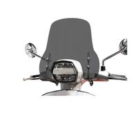 Carenabris Parabrisas para Lambretta V200 V125 V50 Parabrisas Delantero Motocicleta Deflector E Viento Más Alto Y Ancho Lambretta Accesorio(Light Black-5)