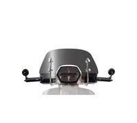 Carenabris Parabrisas para Lambretta V200 V125 V50 Parabrisas Delantero Motocicleta Deflector E Viento Más Alto Y Ancho Lambretta Accesorio(Light Black-1)