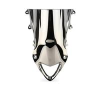 Carenabris Parabrisas para S1000RR para S1000 RR 2009-2014 Deflector De Parabrisas De Doble Burbuja para Motocicleta(Plata)