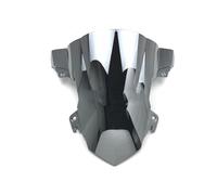 Carenabris Parabrisas para S1000RR para S1000 RR 2015-2018 Parabrisas Doble Burbuja para Motocicleta(Plata)