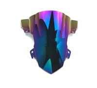 Carenabris Parabrisas para S1000RR para S1000 RR 2015-2018 Parabrisas Doble Burbuja para Motocicleta(Lridium)