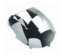 Carenabris Parabrisas para Suzuki para GSXR600 para SRAD 1996 1997 1998 1999 Parabrisas De Doble Burbuja para Motocicleta(Plata)