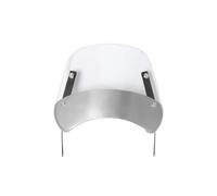 Carenabris Parabrisas Universal Transparente y Ajustable para Motocicleta. Deflector de Viento. Cupula Moto(White A Style)