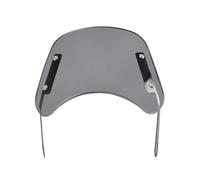 Carenabris Parabrisas Universal Transparente y Ajustable para Motocicleta. Deflector de Viento. Cupula Moto(Grey B Style)