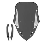 Carenabris Protector Viento Motocicleta Deflector Flujo Aire Pantalla Protectora para N-MAX NMAX 155, 2021, 2022, 2023, 2024(Smoke)