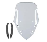 Carenabris Protector Viento Motocicleta Deflector Flujo Aire Pantalla Protectora para N-MAX NMAX 155, 2021, 2022, 2023, 2024(Light Smoke)