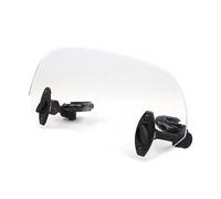 Carenabris Universal Motocicleta Scooter Clip Ajustable en la extensión del Parabrisas alerón Deflector Viento Ajustable bloqueable Cupula Moto(Small Transparent)